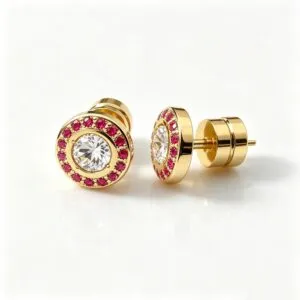 CZ stud earrings